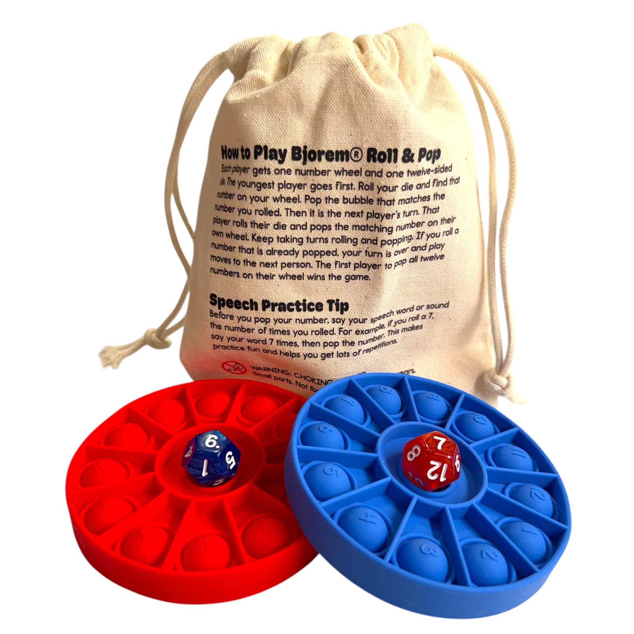 Roll-n-Pop Bjorem Popping Dice game Roll-n-Pop Bjorem Popping Dice game Best Speech Language Therapy Tools
