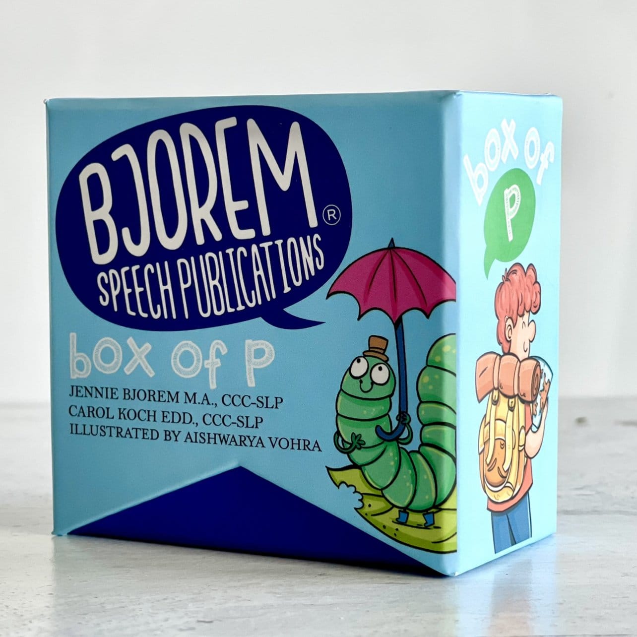 Box of P Speech Sound Cards for Young Learners – Bjorem Speech®