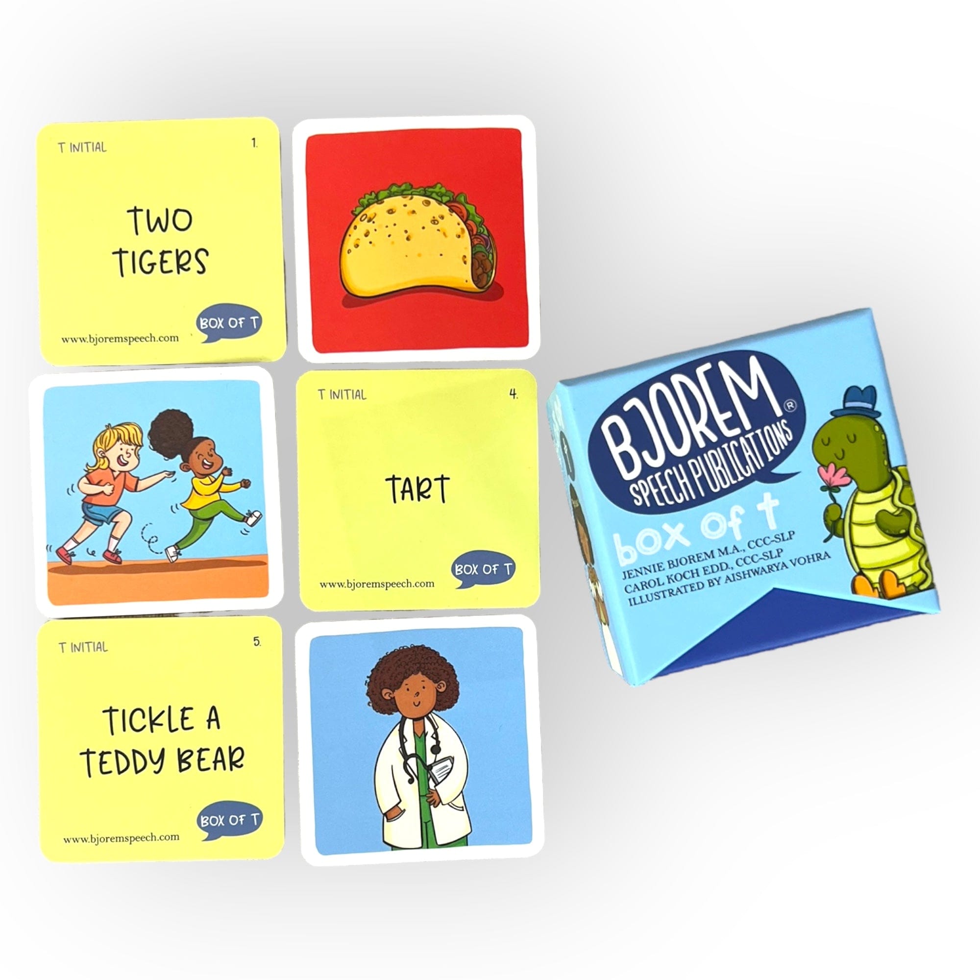 Box of T Speech Sound Cards Box Speech Sound Cards for Language Learning Best Speech Language Therapy Tools