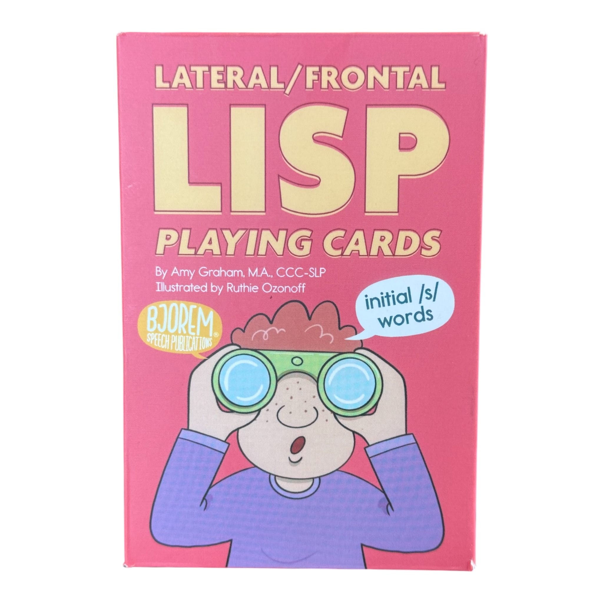 Lateral/Frontal Lisp Playing Cards - Initial /s/ Playing Cards