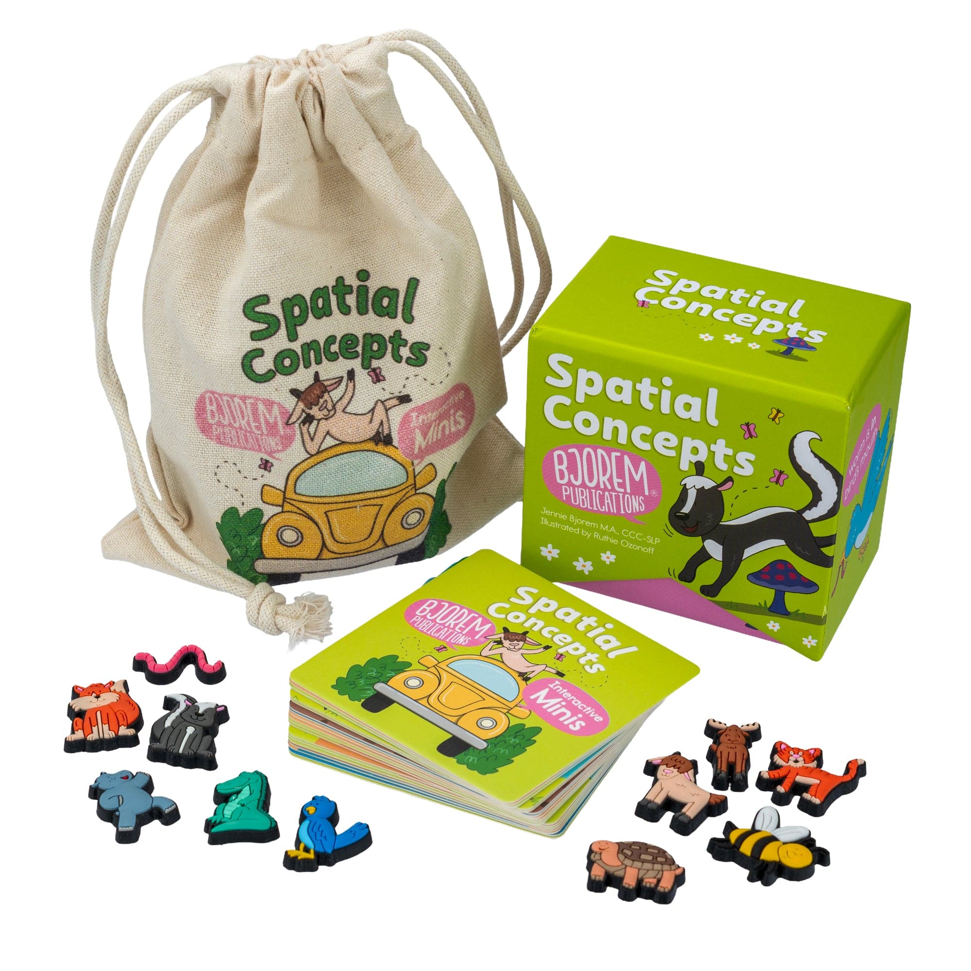 Bjorem Spatial Concepts - Card Deck and Minis Bundle Bjorem Spatial Concepts - Card Deck and Minis Bundle Best Speech Language Therapy Tools