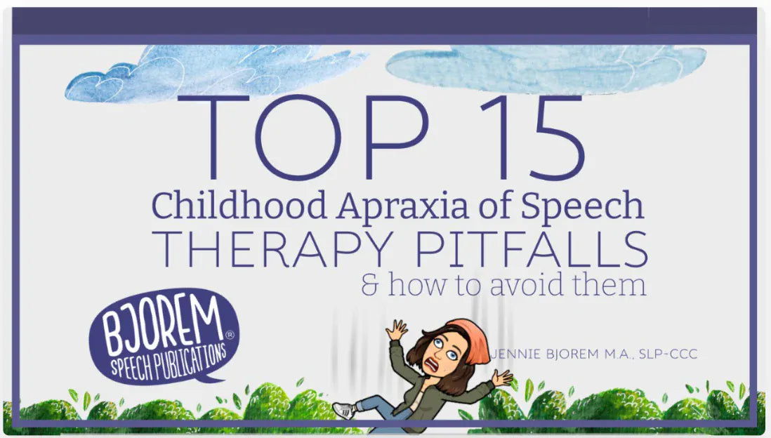 Top 15 Childhood Apraxia of Speech (CAS) Pitfalls & How to Avoid Them {Course} Top 15 Childhood Apraxia of Speech (CAS) Pitfalls & How to Avoid Them Best Speech Language Therapy Tools
