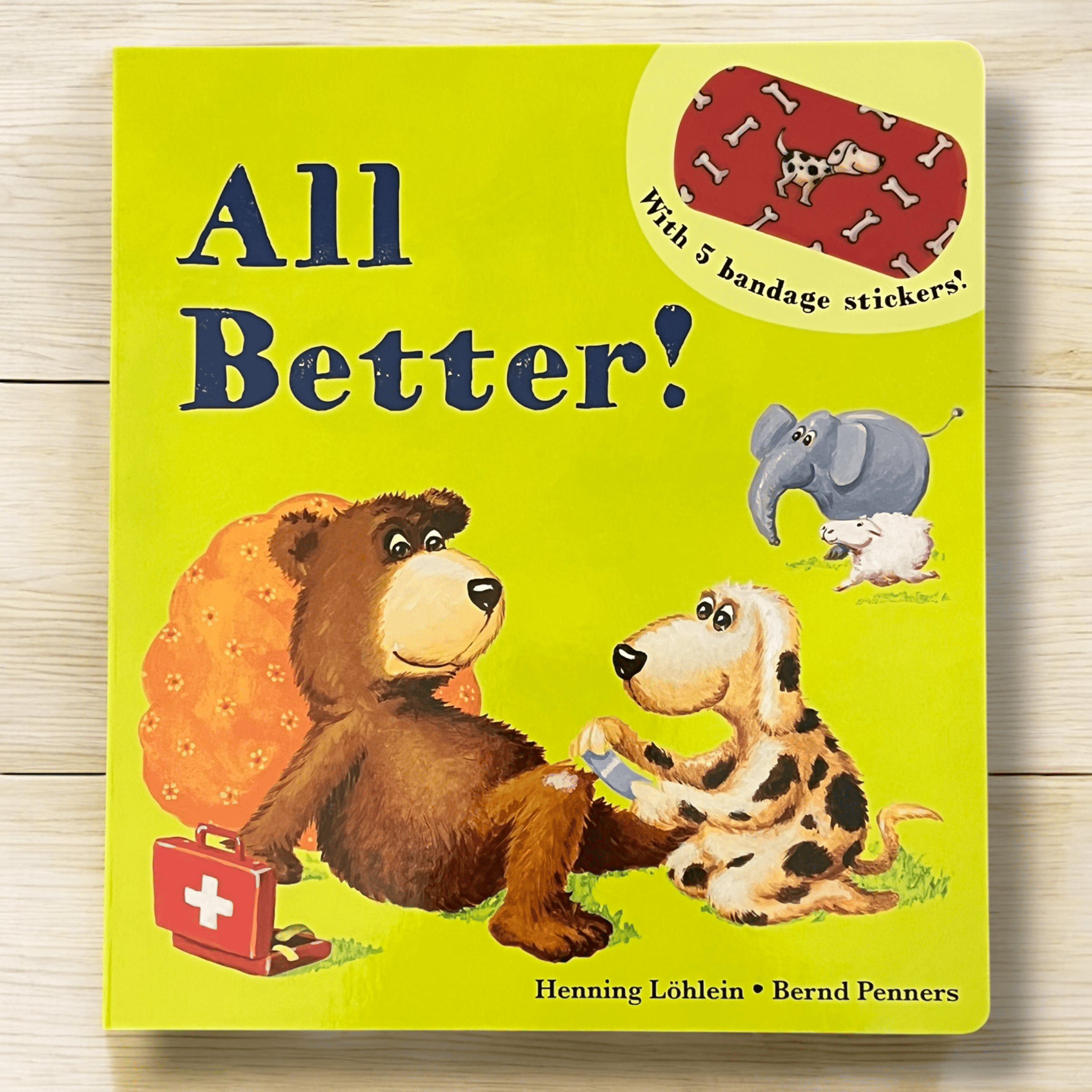 All Better Board Book with Reusable Stickers All Better Board Book with Reusable Stickers Best Speech Language Therapy Tools