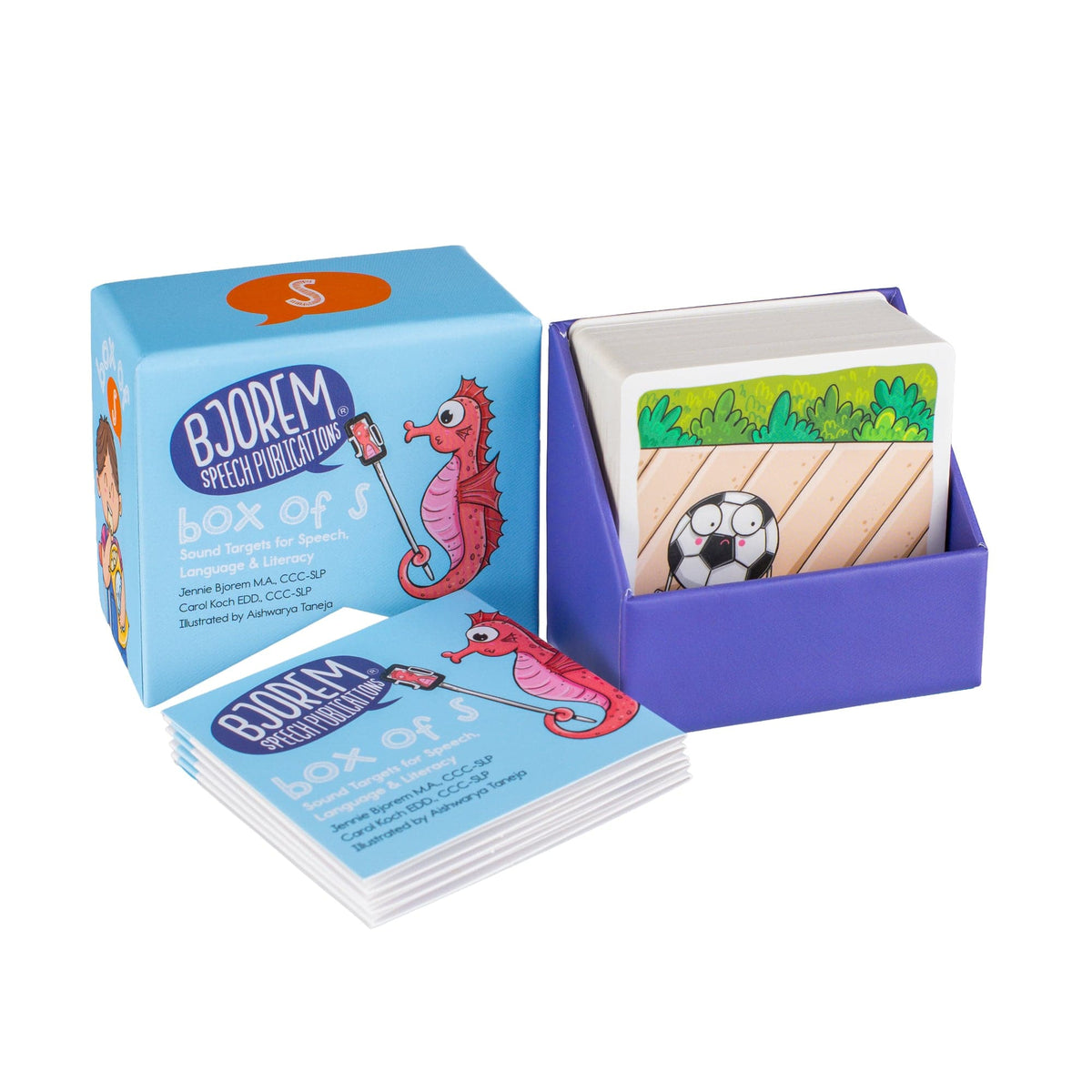 Open Box of S with the soccer ball card
