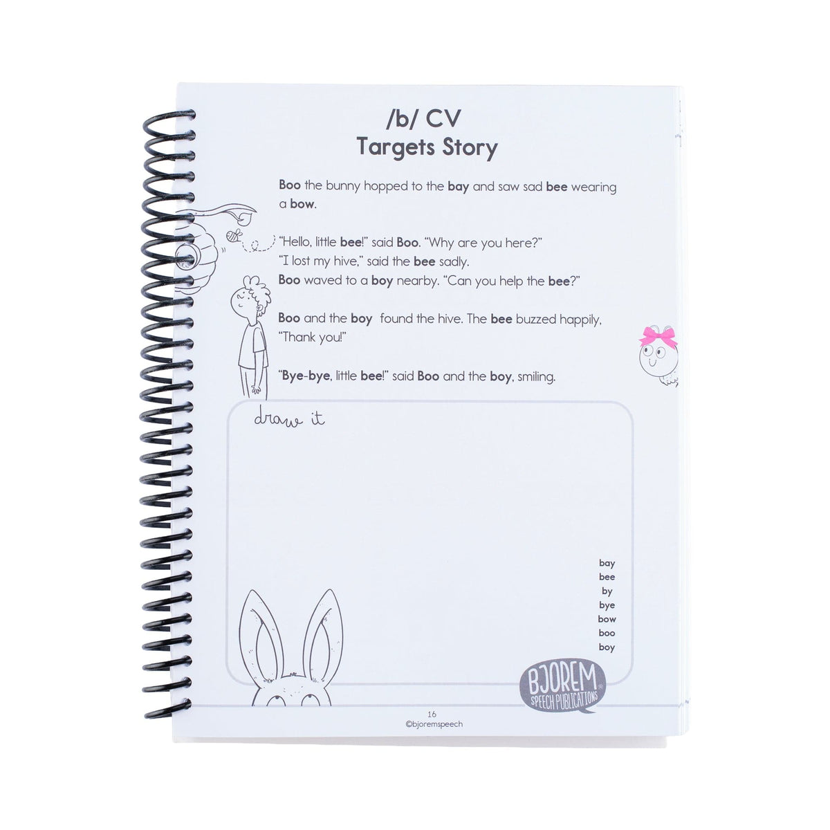 Target story page from Box of Sounds in a Book
