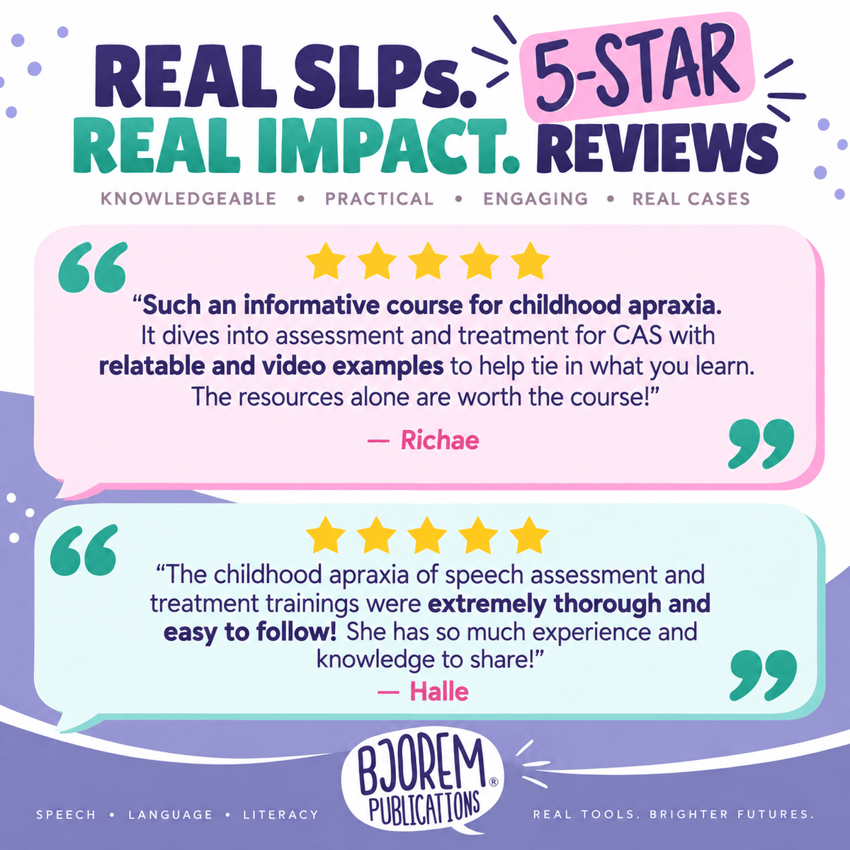 More SLP reviews of the All-In-One CAS Assessment and Treatment Bundle
