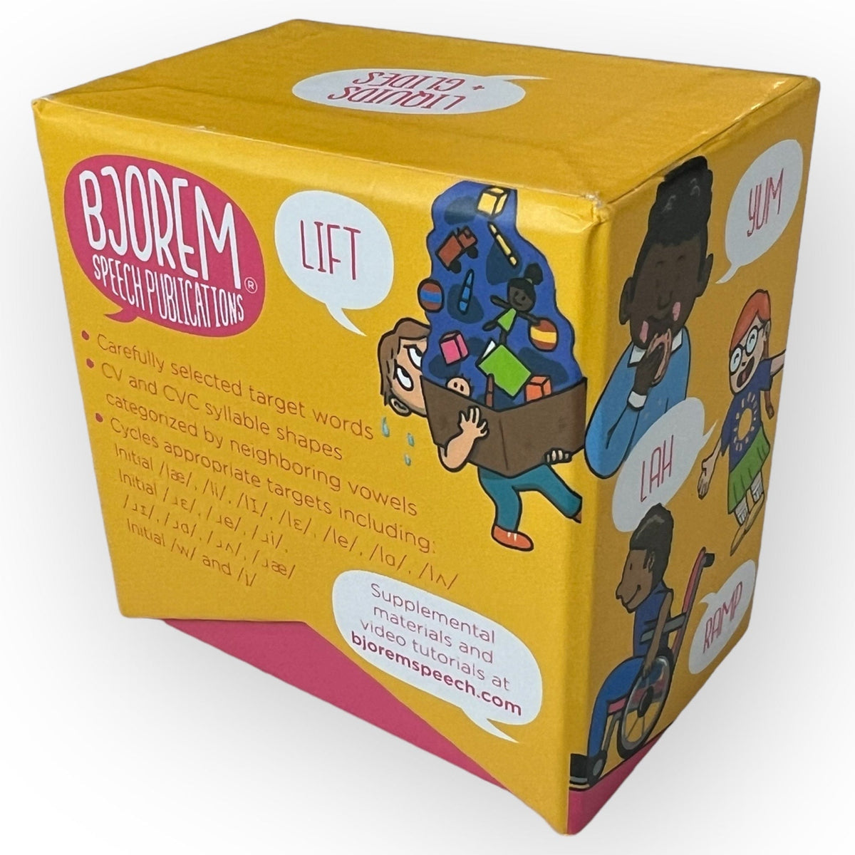 Back of the Cycles liquids and glides box
