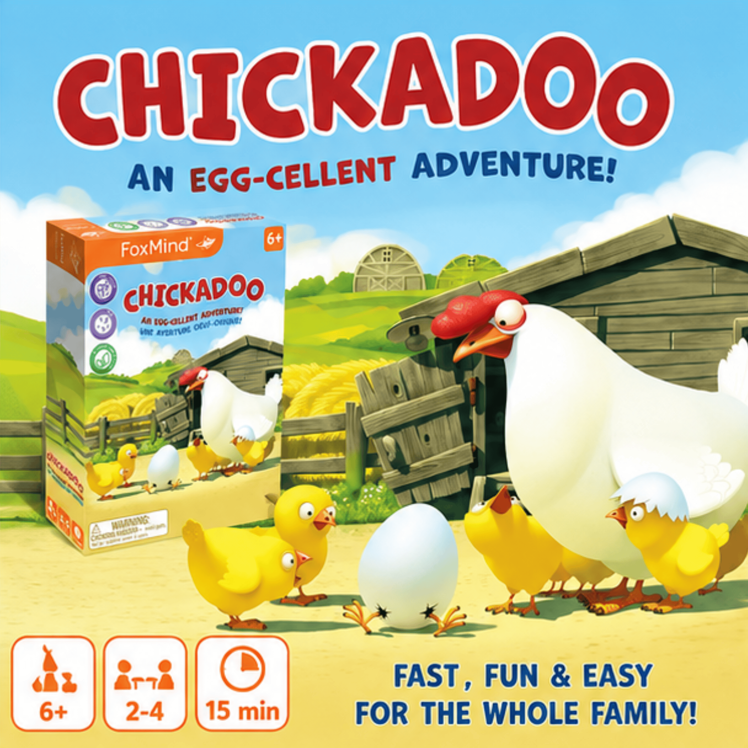 Chickadoo™: An EGG-cellent Adventure! Card Game for Kids Chickadoo™: An EGG-cellent Adventure! Card Game for Kids Best Speech Language Therapy Tools