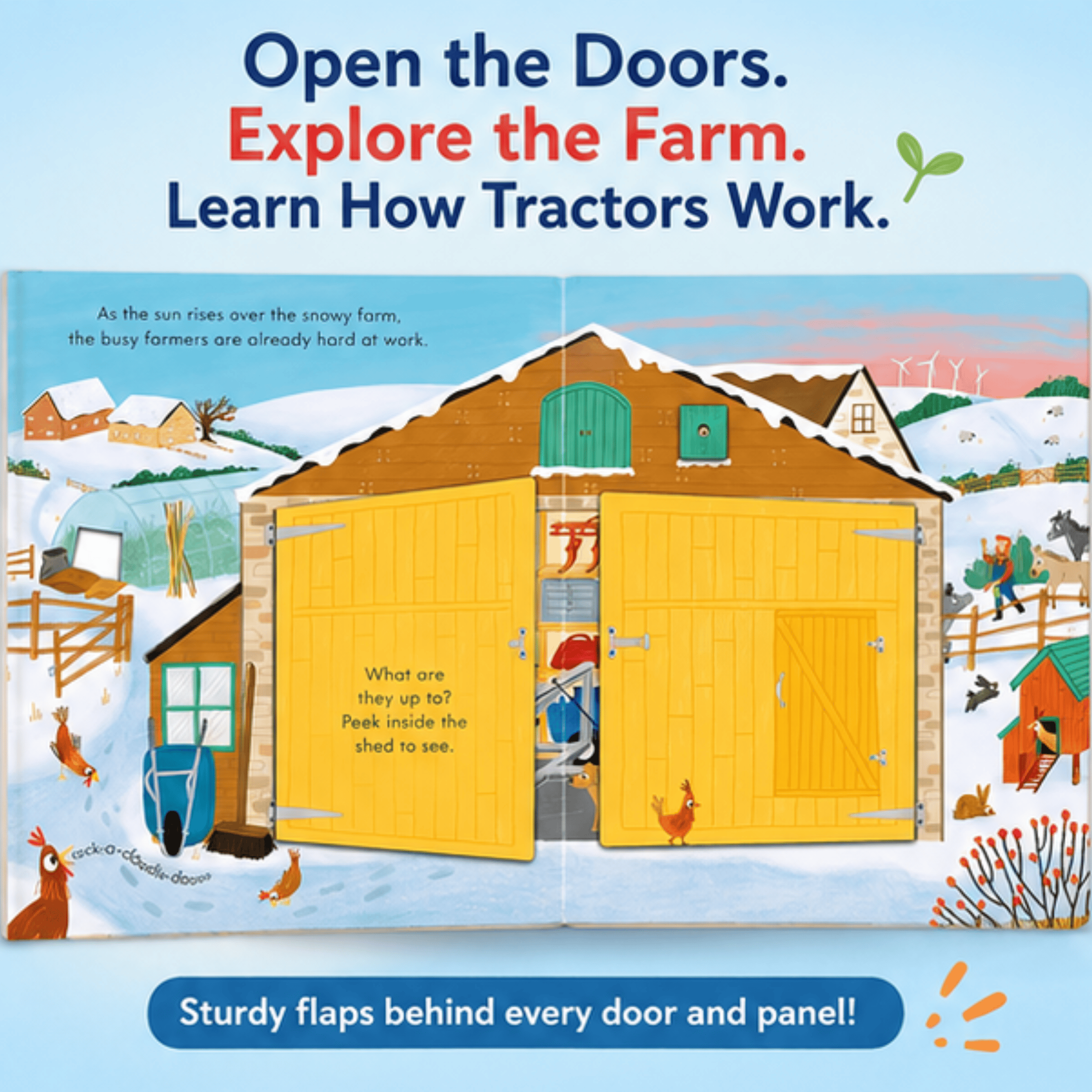 Peek Inside How a Tractor Works : Lift-a Flap Peek Inside How a Tractor Works : Lift-a Flap Best Speech Language Therapy Tools
