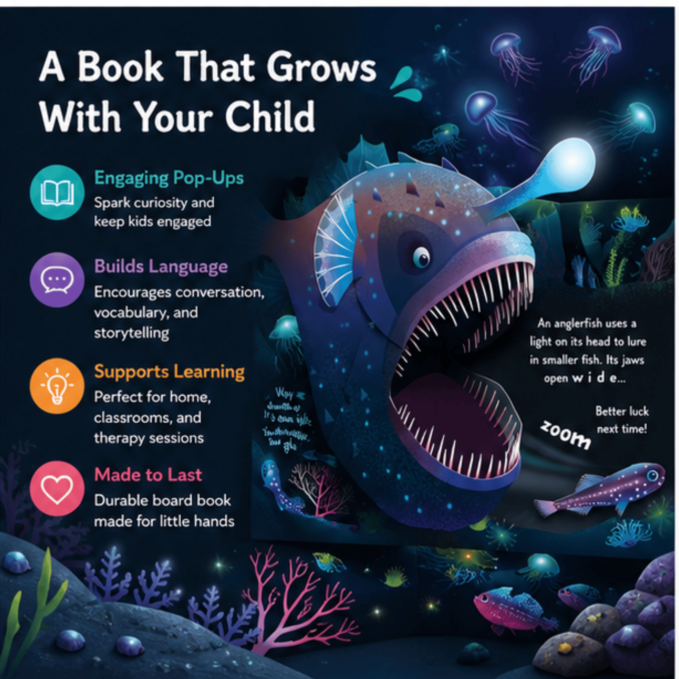 Pop-Up Ocean: An Interactive Underwater Adventure Book Pop-Up Ocean: An Interactive Underwater Adventure Book Best Speech Language Therapy Tools