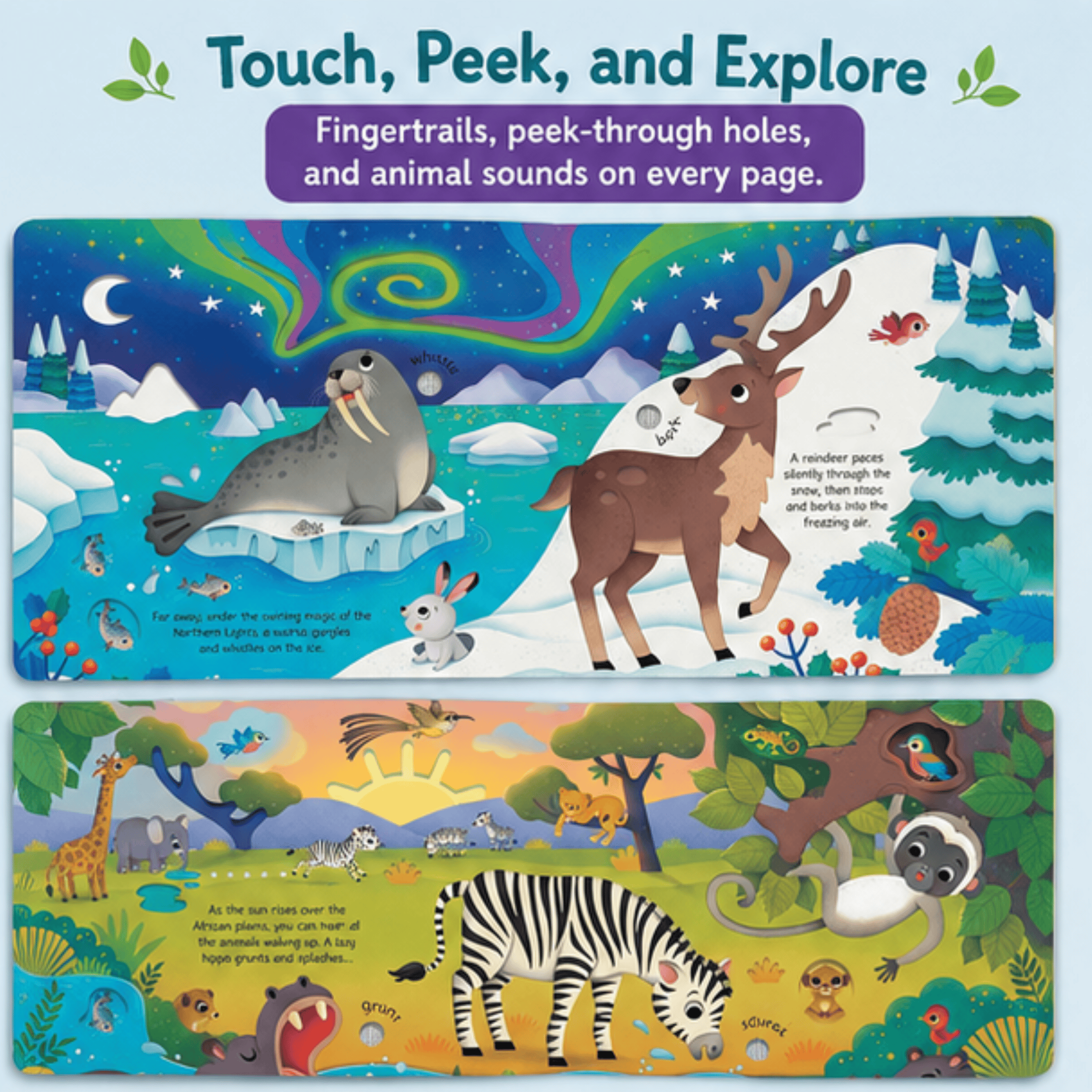 Wild Animals Sound Book: Interactive Animal Sound Book Wild Animals Sound Book: Interactive Animal Sound Book Best Speech Language Therapy Tools