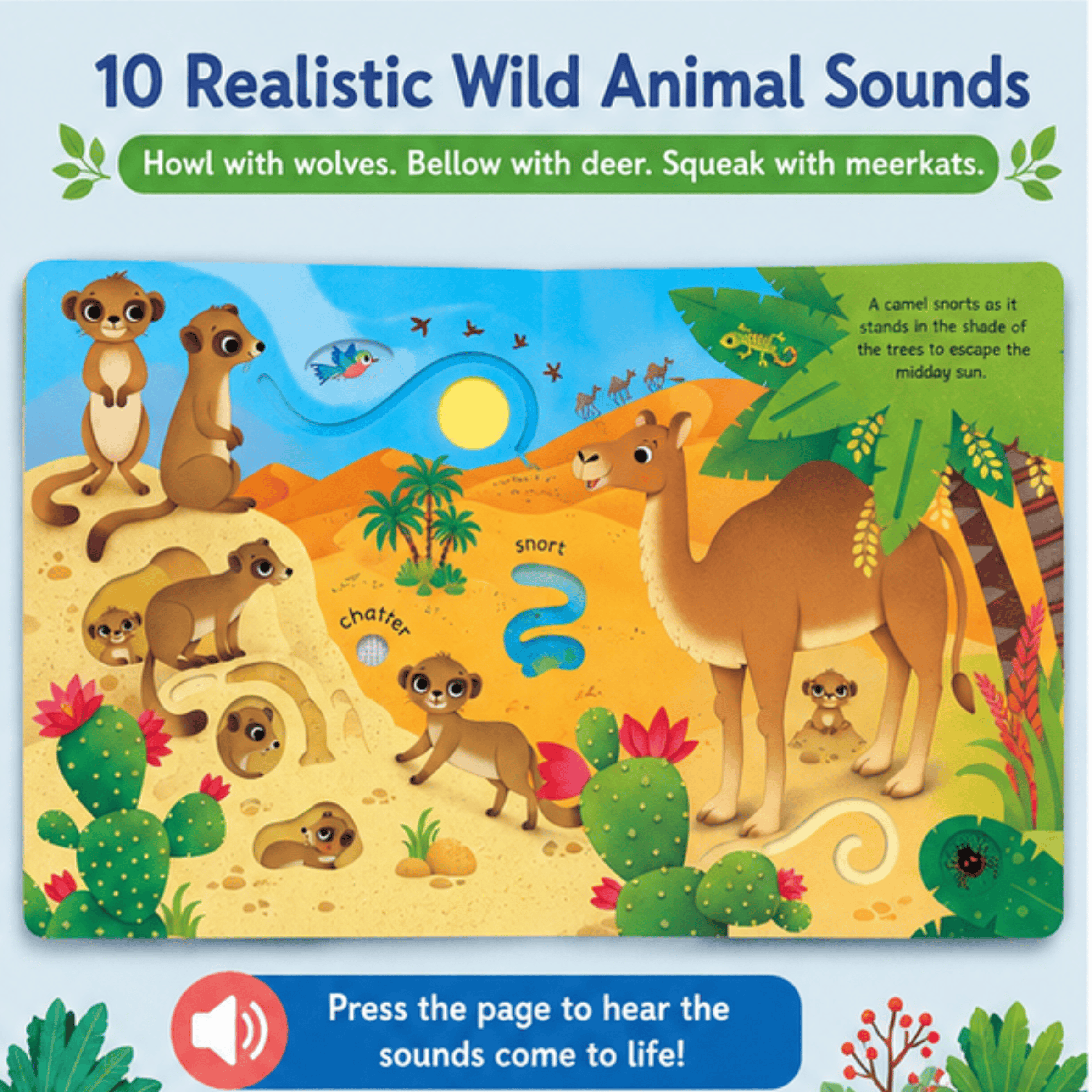 Wild Animals Sound Book: Interactive Animal Sound Book Wild Animals Sound Book: Interactive Animal Sound Book Best Speech Language Therapy Tools