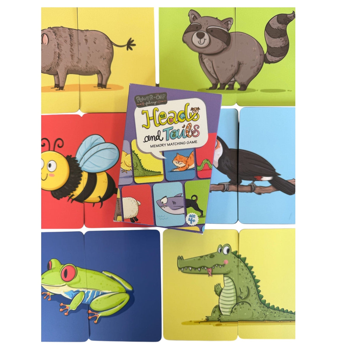 Heads and Tails matching cards