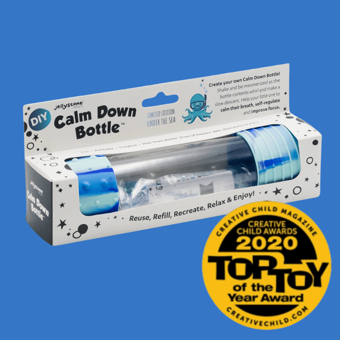 Calm Down Sensory Bottle Sensory Experience Kit with Glitter Water Bottle Best Speech Language Therapy Tools