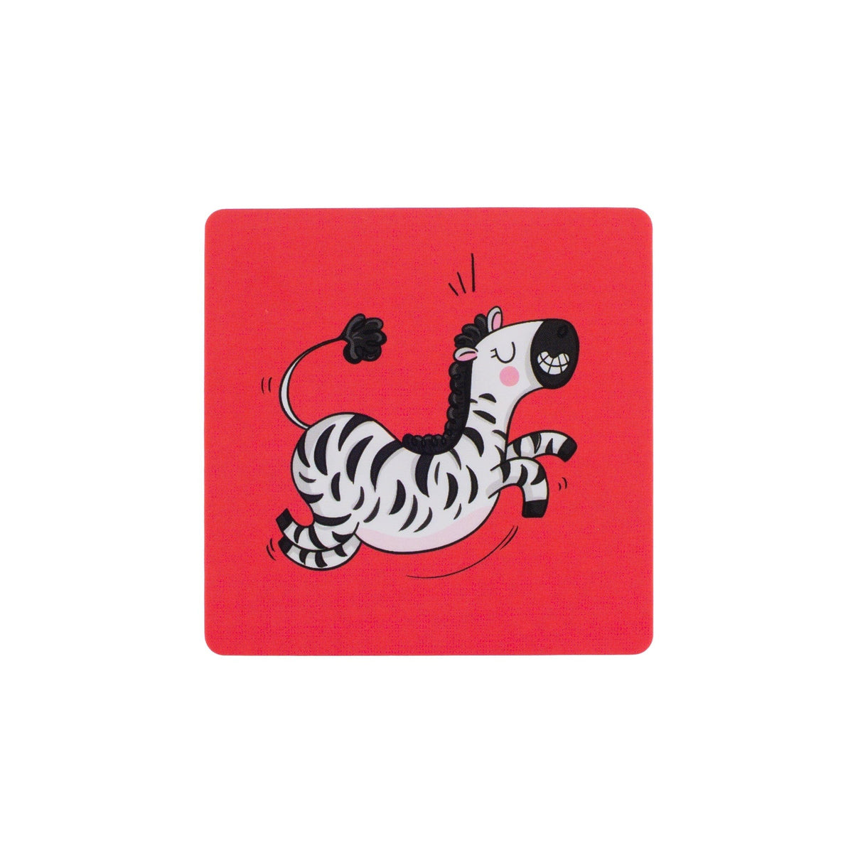 Zebra picture card from the K and CK word sort