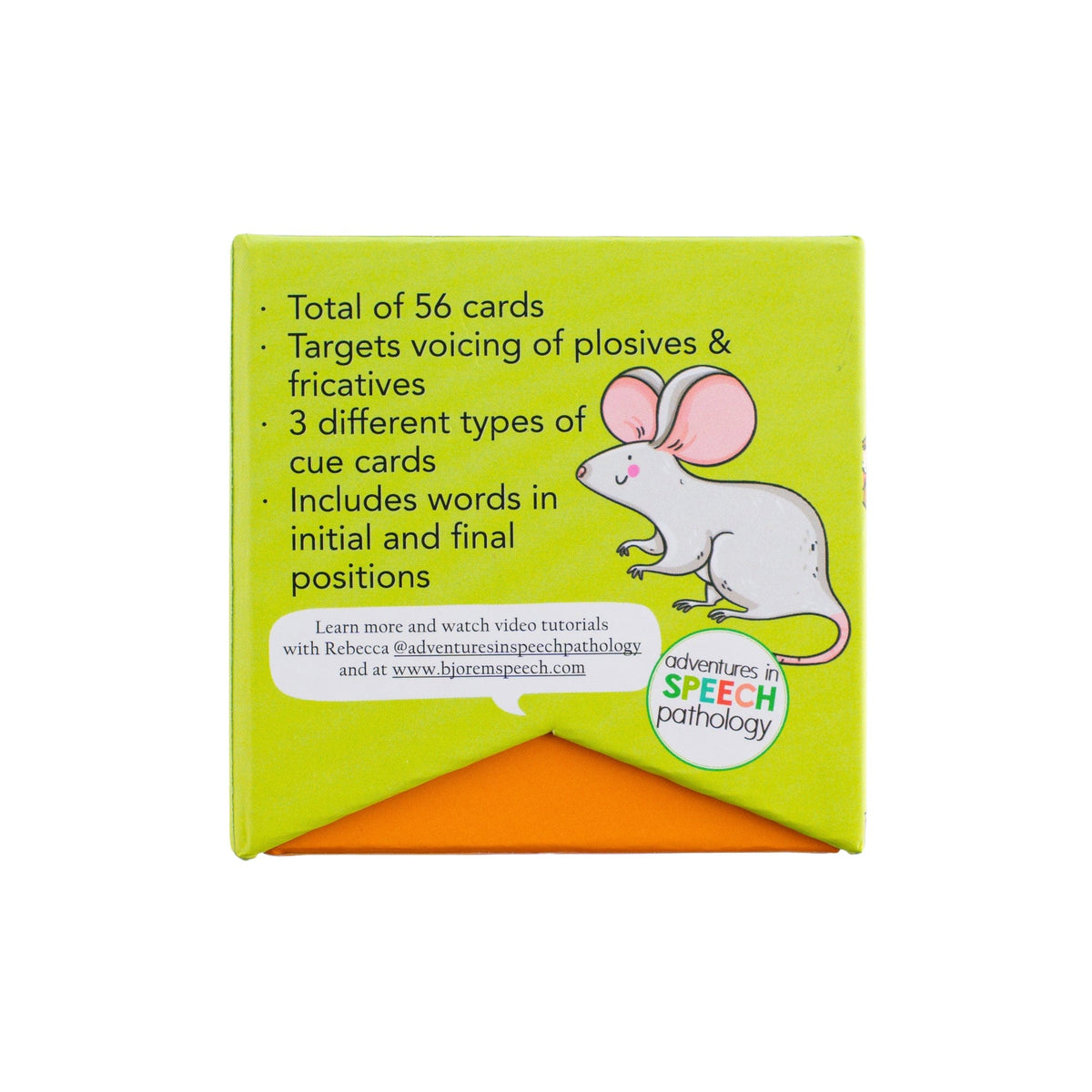 Back of the Voicing minimal pairs box