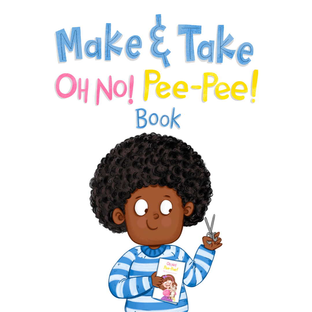 Pages from the OH NO Pee Pee make and take companion
