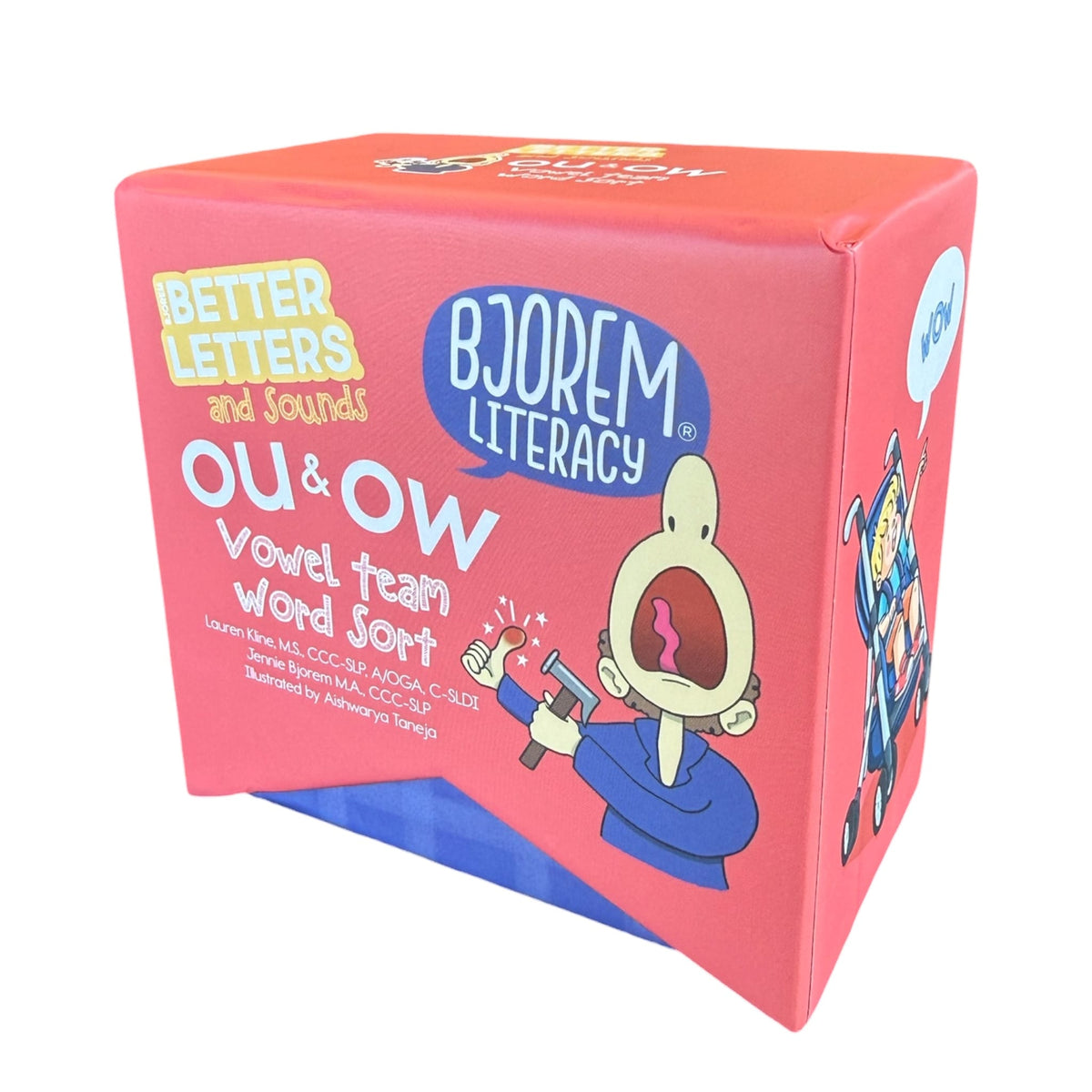 Bjorem Literacy OU and OW vowel team word sort box