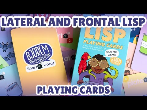 Lateral/Frontal Lisp Playing Cards