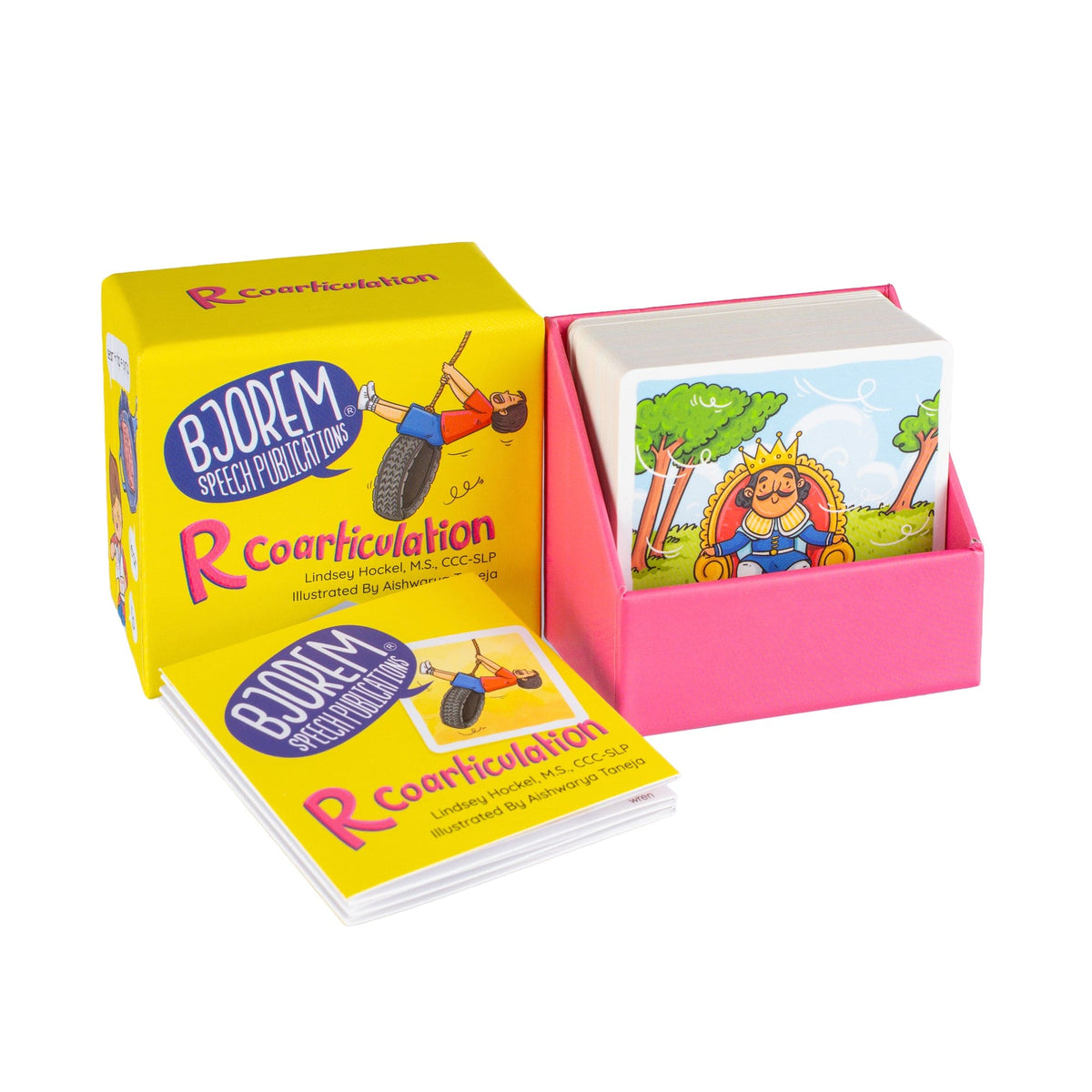 Open R Coarticulation box with cards