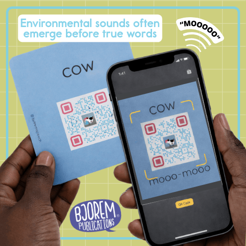 What Sound? cards with scannable QR codes