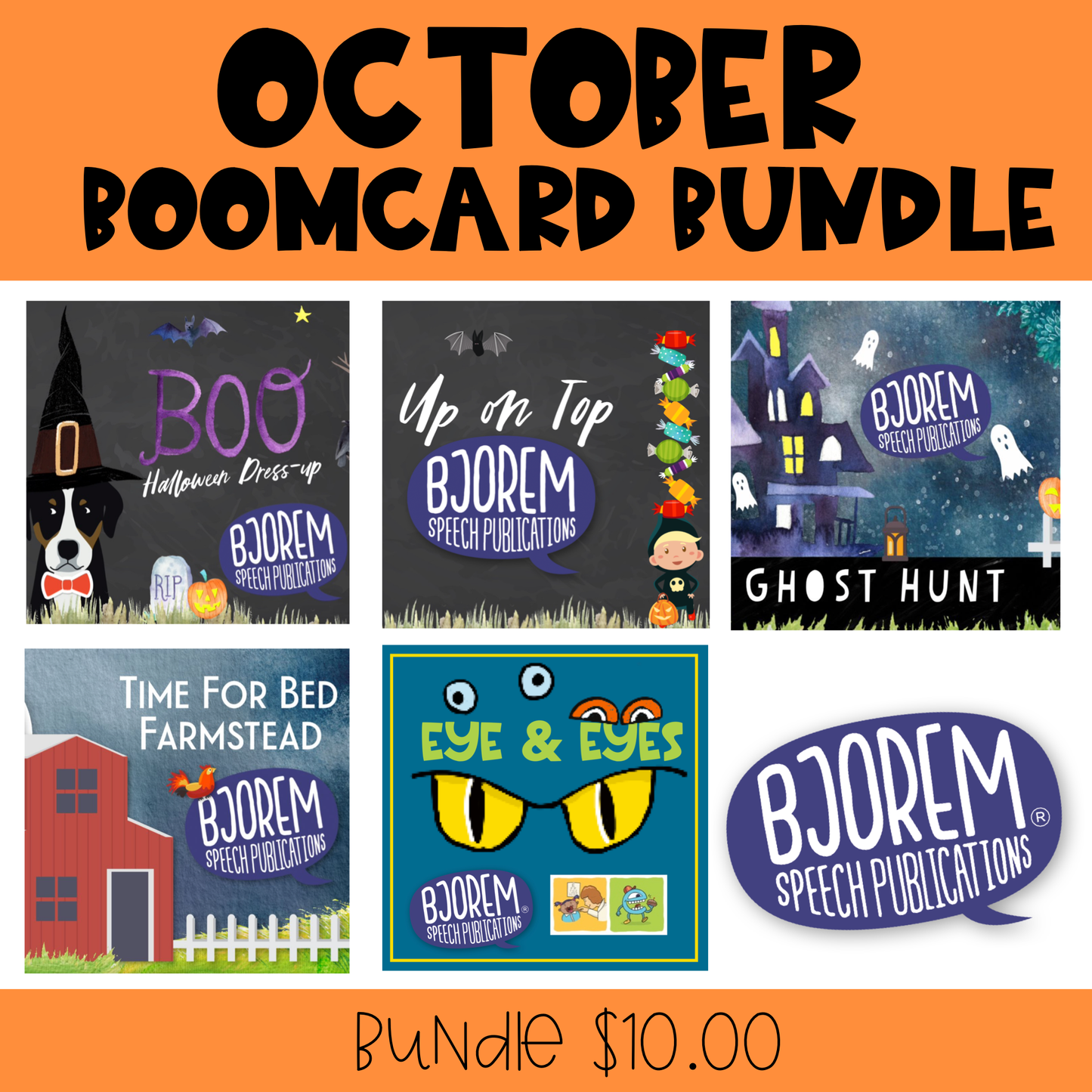 October Boomcard Bundle- DOWNLOAD