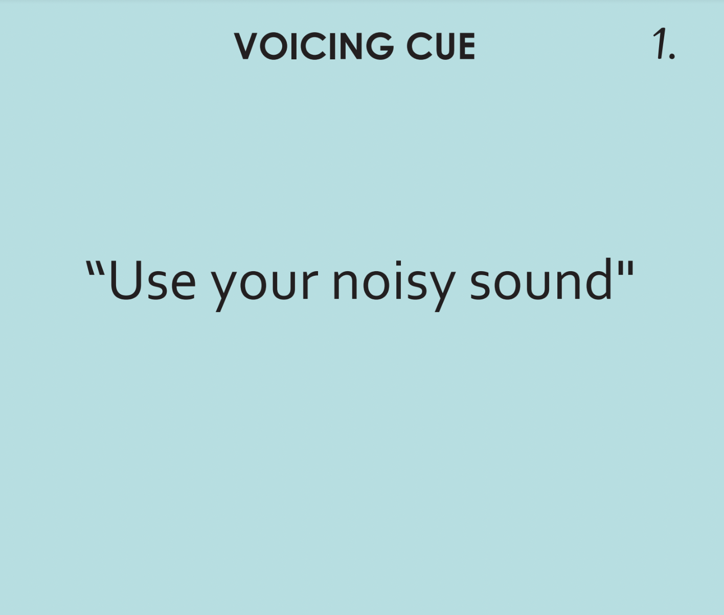 Minimal Pairs: Voicing