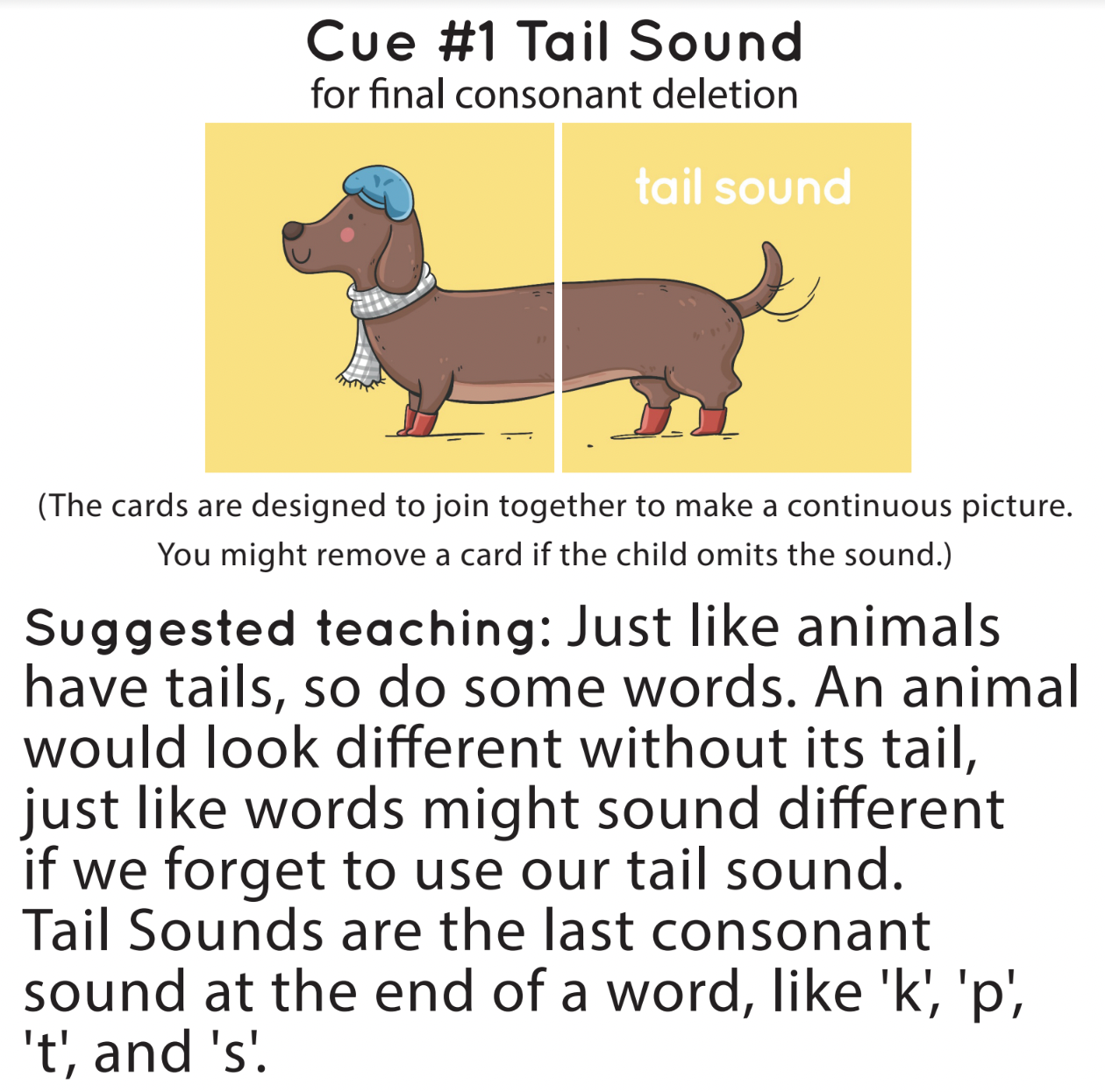 Minimal Pairs: Final Consonant Deletion