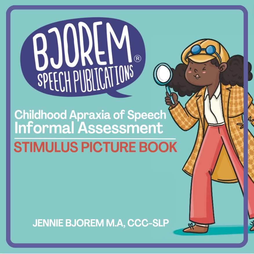 Stimulus Picture Book for Informal Assessment for Childhood Apraxia of Speech - Download