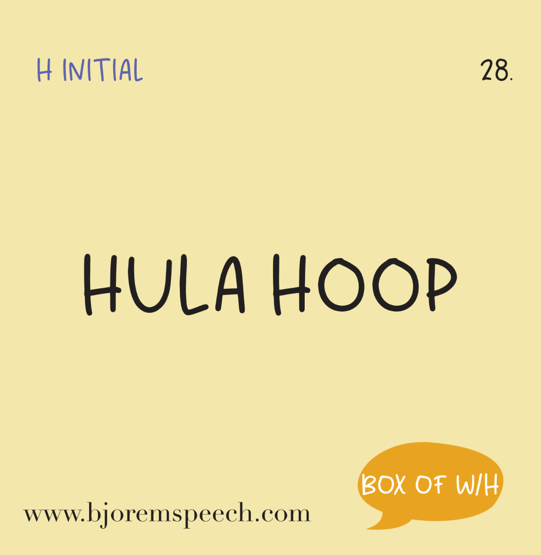 Back of the hula hoop card from the Box of W/H