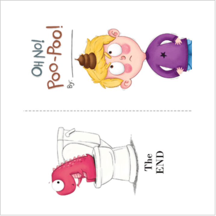 Printable pages from the OH NO Poo Poo make and take companion