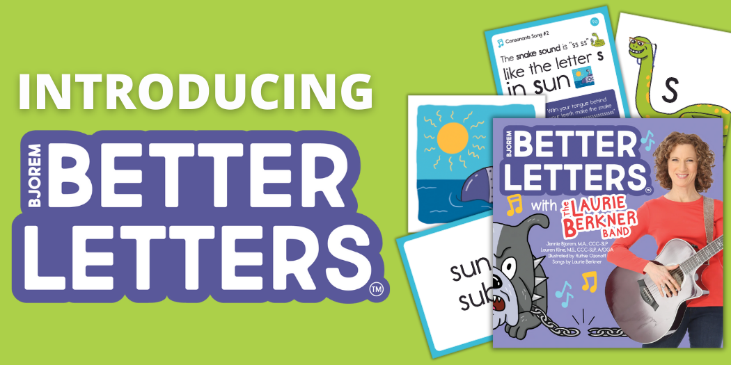 Introducing Bjorem Better Letters™ with the Laurie Berkner Band