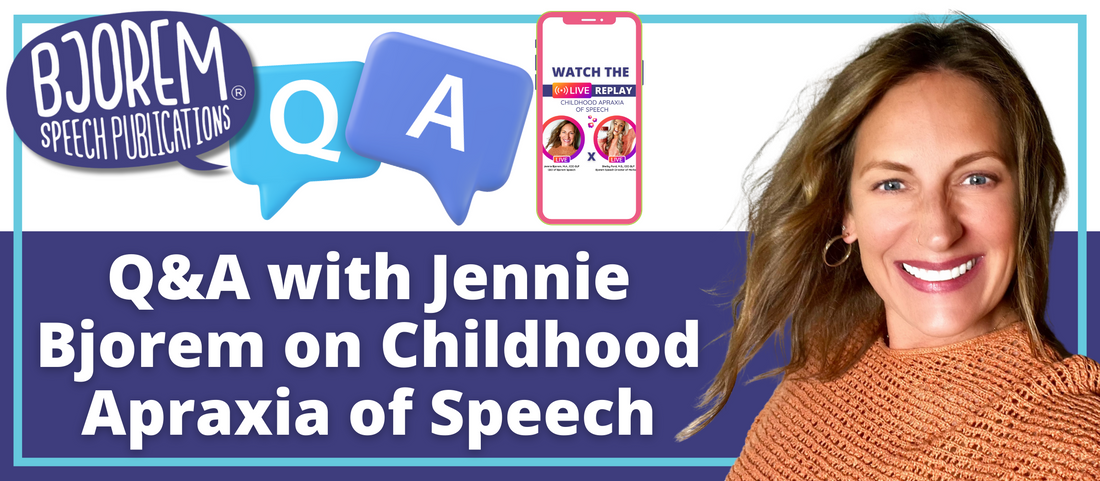 Expert Insights: Childhood Apraxia of Speech Q&A with Jennie Bjorem