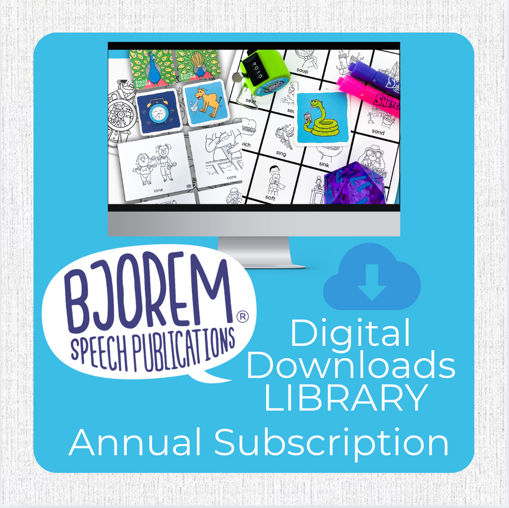 Speech Therapy & Literacy Products for Kids & Toddlers – Bjorem Speech®