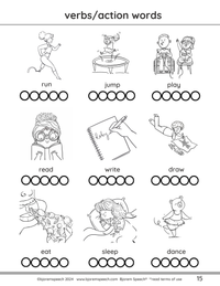 Thumbnail for [title]Language Concepts in a Book - Early Language Concepts - Book of Language Targets - Digital Download