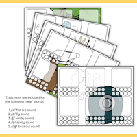 Thumbnail for Lateralization Therapy Trial Mats for Speech Therapy | No Prep, Print & Go | Bjorem Speech Digital Download