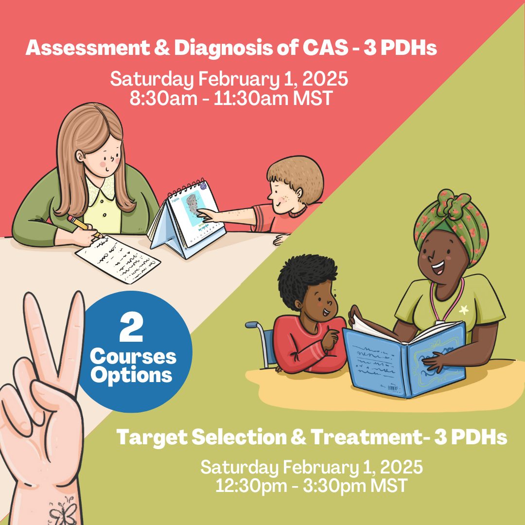 LIVE Childhood Apraxia of Speech Webinars - February 1, 2025