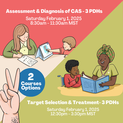 LIVE Childhood Apraxia of Speech Webinars - February 1, 2025
