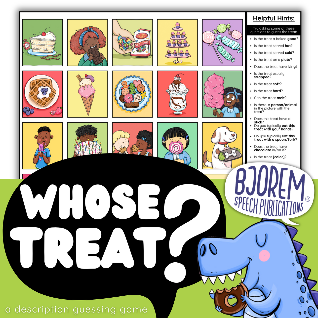 [title]Whose Treat? Description Guessing Game - Digital Download
