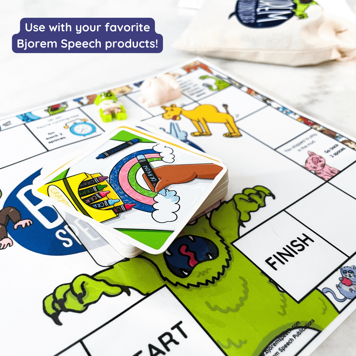 {Bjorem Speech} No Prep Printable Game Board Download