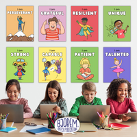Thumbnail for [title]Growth Mindset Positive Affirmation Visuals - Digital Download