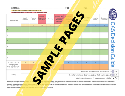 CAS Assessment Bundle - Assessment, Stimulus Book, and Evaluation Report Template
