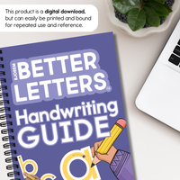 Thumbnail for [title]Handwriting Guide - Bjorem Speech Better Letters - Digital Download