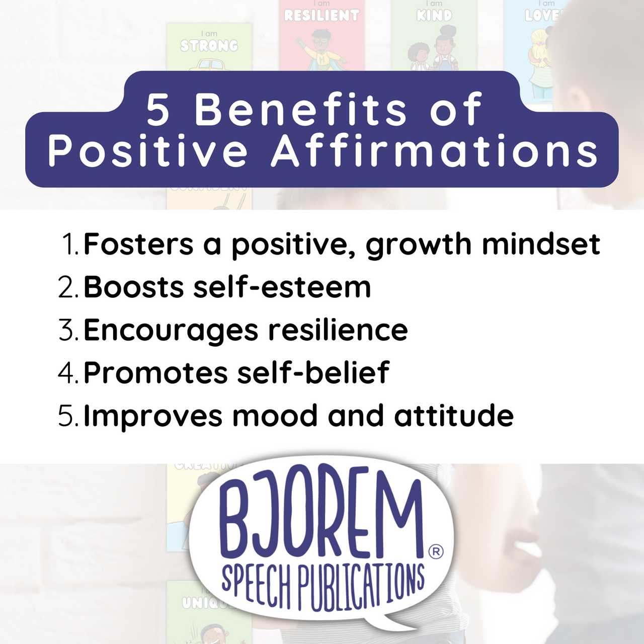 [title]Growth Mindset Positive Affirmation Visuals - Digital Download