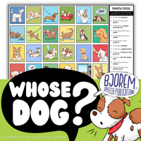 Thumbnail for [title]Whose Dog? Description Guessing Game - Digital Download