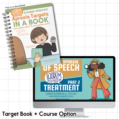 Childhood Apraxia of Speech: Bjorem Speech® Apraxia Targets in a Book DOWNLOAD