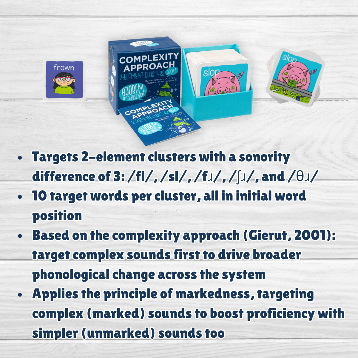 2-Element Clusters for the Complexity Approach Deck 1