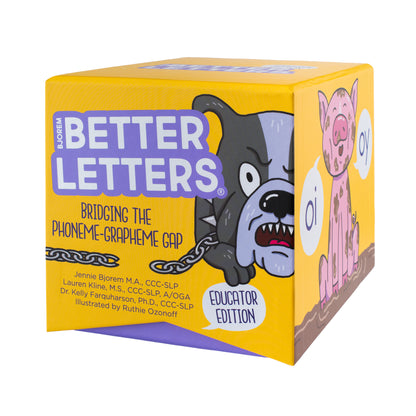 Bjorem Better Letters®: Educator Edition - Bridging the Phoneme-Grapheme Gap