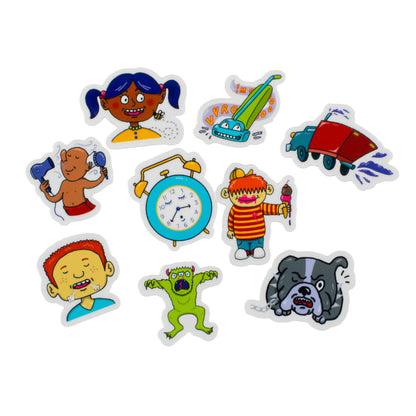 Bjorem Better Letters™ & Bjorem Speech Sound Cues Mini Vinyl Sticker Pack