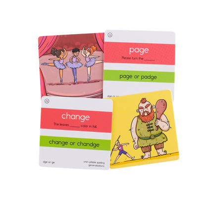 -ge/-dge Spelling Pattern Word Sort